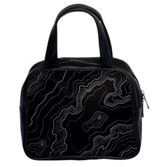 Topography Map Classic Handbag (two Sides) by goljakoff