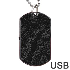 Topography Map Dog Tag Usb Flash (two Sides) by goljakoff