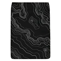 Black Topography Removable Flap Cover (s) by goljakoff