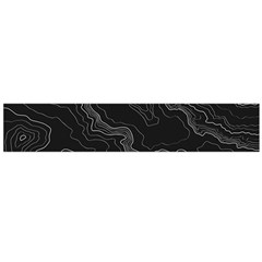 Black Topography Large Flano Scarf  by goljakoff