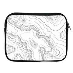 Topography Map Apple Ipad 2/3/4 Zipper Cases by goljakoff