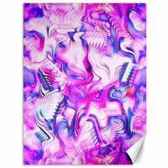 Hot Pink Fuchsia Flower Fantasy  Canvas 36  X 48  by CrypticFragmentsDesign