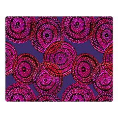 Unusual Circles  Abstraction Double Sided Flano Blanket (large)  by SychEva
