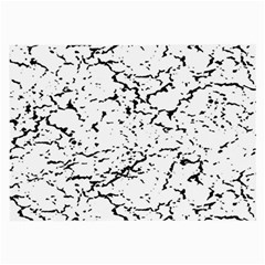 Black And White Grunge Abstract Print Large Glasses Cloth (2 Sides) by dflcprintsclothing