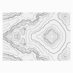 Topography Map Large Glasses Cloth (2 Sides) by goljakoff