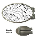 Mountains Money Clips (Oval)  Front