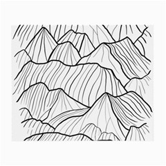 Mountains Small Glasses Cloth by goljakoff