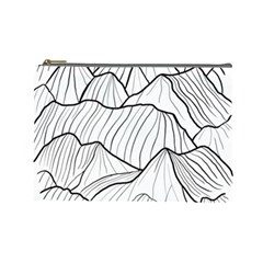 Mountains Cosmetic Bag (large) by goljakoff