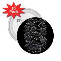 Black Mountain 2 25  Buttons (10 Pack)  by goljakoff