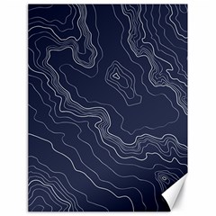 Topography Map Canvas 18  X 24  by goljakoff