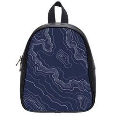 Topography Map School Bag (small) by goljakoff