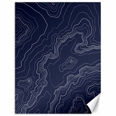 Topography Map Canvas 18  X 24  by goljakoff