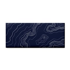 Topography Map Hand Towel by goljakoff