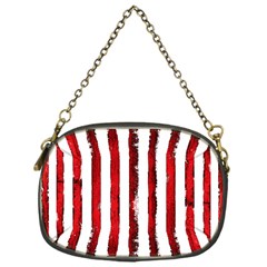 Red Stripes Chain Purse (one Side) by goljakoff