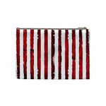 Red stripes Cosmetic Bag (Medium) Back