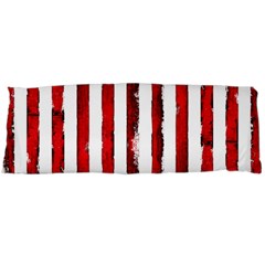 Red Stripes Body Pillow Case (dakimakura) by goljakoff