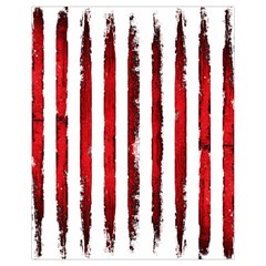 Red Stripes Drawstring Bag (small) by goljakoff