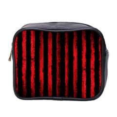 Red Lines Mini Toiletries Bag (two Sides) by goljakoff