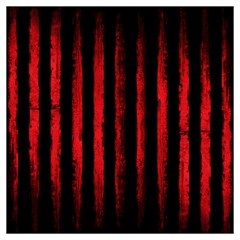 Red Lines Long Sheer Chiffon Scarf  by goljakoff