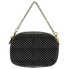 Stars On Black Ink Chain Purse (one Side) by goljakoff