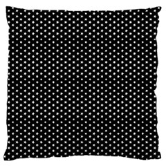 Stars On Black Ink Large Cushion Case (one Side) by goljakoff