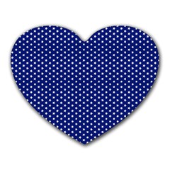 Stars Blue Ink Heart Mousepads by goljakoff