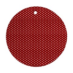 Stars Red Ink Ornament (round) by goljakoff