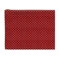 Stars Red Ink Cosmetic Bag (xl) by goljakoff