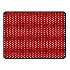 Stars Red Ink Double Sided Fleece Blanket (small)  by goljakoff