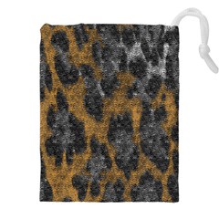 Animalprint Drawstring Pouch (4xl) by PollyParadise