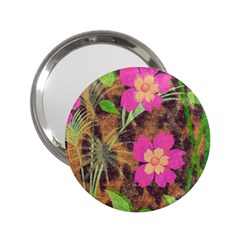 Jungle Floral 2 25  Handbag Mirrors by PollyParadise