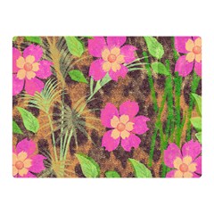Jungle Floral Double Sided Flano Blanket (mini) 