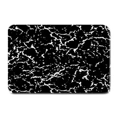 Black And White Grunge Abstract Print Plate Mats