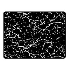 Black And White Grunge Abstract Print Double Sided Fleece Blanket (small)  by dflcprintsclothing