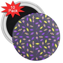 Candy 3  Magnets (10 Pack)  by UniqueThings