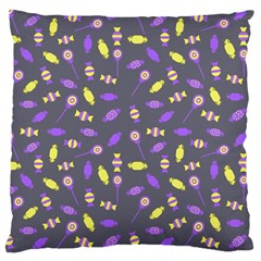 Candy Large Cushion Case (two Sides) by UniqueThings