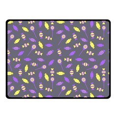 Candy Double Sided Fleece Blanket (small)  by UniqueThings
