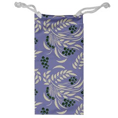 Folk floral pattern. Abstract flowers surface design. Seamless pattern Jewelry Bag