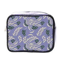 Folk floral pattern. Abstract flowers surface design. Seamless pattern Mini Toiletries Bag (One Side)