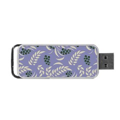 Folk floral pattern. Abstract flowers surface design. Seamless pattern Portable USB Flash (Two Sides)