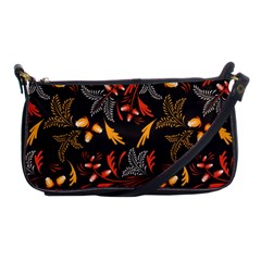 Folk Floral Pattern  Abstract Flowers Surface Design  Seamless Pattern Shoulder Clutch Bag by Eskimos