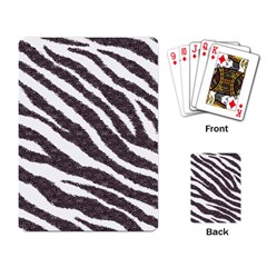 Zebra Playing Cards Single Design (rectangle) by PollyParadise