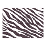 Zebra Double Sided Flano Blanket (Mini)  35 x27  Blanket Front