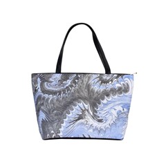 Celeste Grey Module Classic Shoulder Handbag by kaleidomarblingart