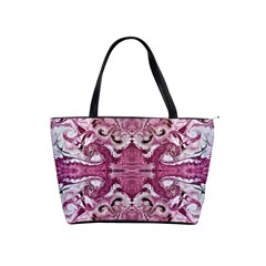 Rosa Antico Repeats Classic Shoulder Handbag by kaleidomarblingart