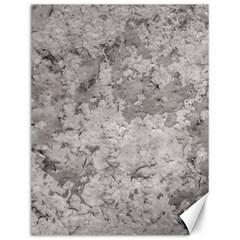Silver Abstract Grunge Texture Print Canvas 12  x 16 