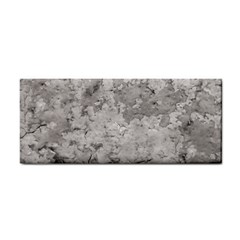 Silver Abstract Grunge Texture Print Hand Towel