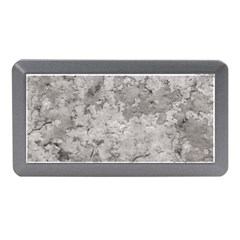 Silver Abstract Grunge Texture Print Memory Card Reader (Mini)