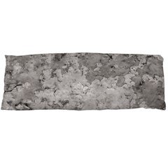 Silver Abstract Grunge Texture Print Body Pillow Case (Dakimakura)