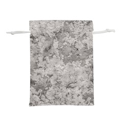 Silver Abstract Grunge Texture Print Lightweight Drawstring Pouch (s) by dflcprintsclothing
